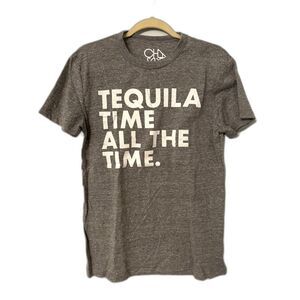 "Tequila Time All the Time" Gray T-Shirt – Women's Medium